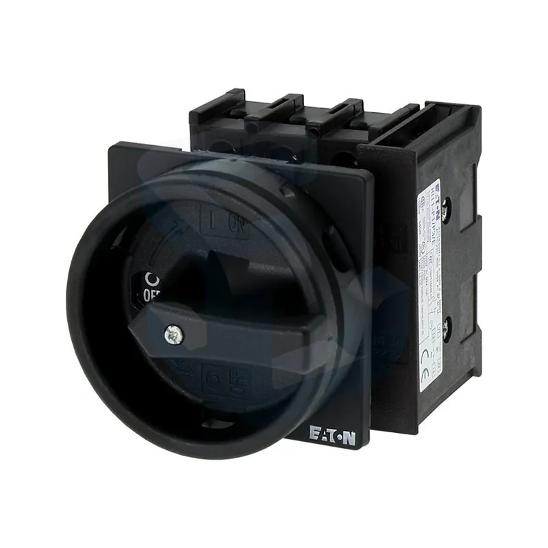 Intrerupator de sarcina trifazat, 25 A, negru, lacatuibil, montaj pe usa, 1NO+1NC Comandă acum