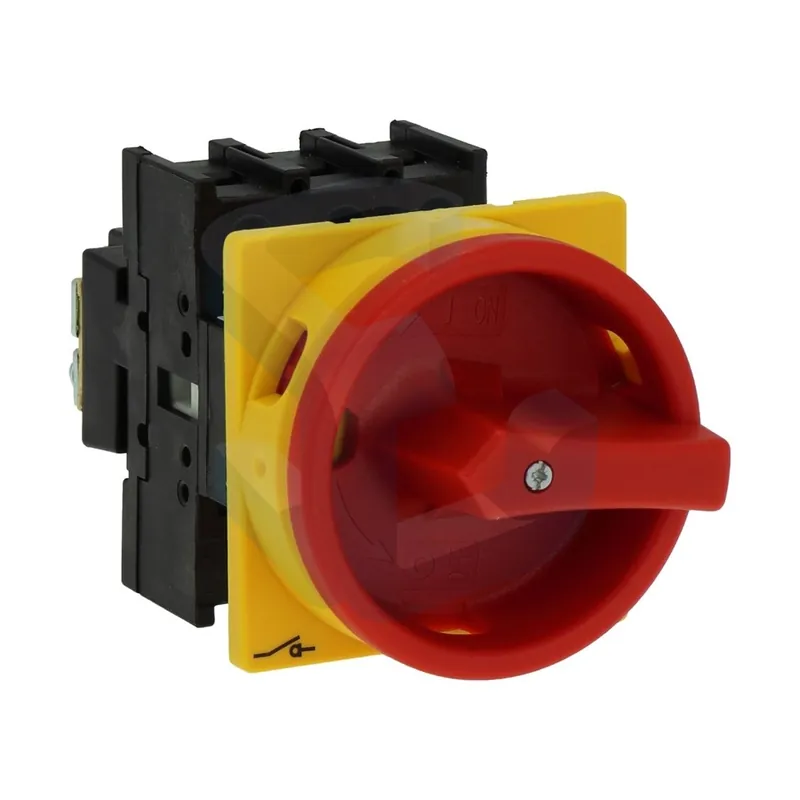 Premium Intrerupator de sarcina trifazat, 40 A, rosu/galben, lacatuibil, montaj pe usa