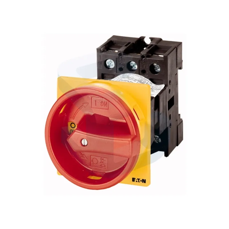 Livrare rapidă Intrerupator de sarcina trifazat, 32 A, rosu/galben, lacatuibil, montaj pe contrapanou