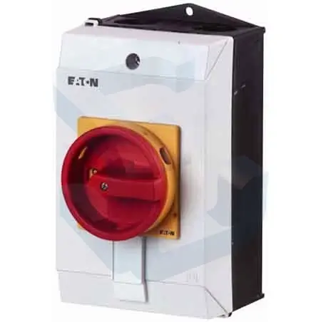 Intrerupator de sarcina trifazat, 25 A, rosu/galben, lacatuibil, in cutie Calitate înaltă