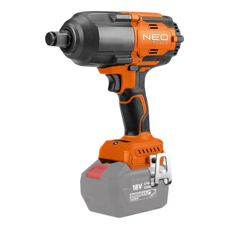 Pistol impact cu acumulator, fără perii 18 V 1100 Nm Neo Tools Energy+ Plată securizată