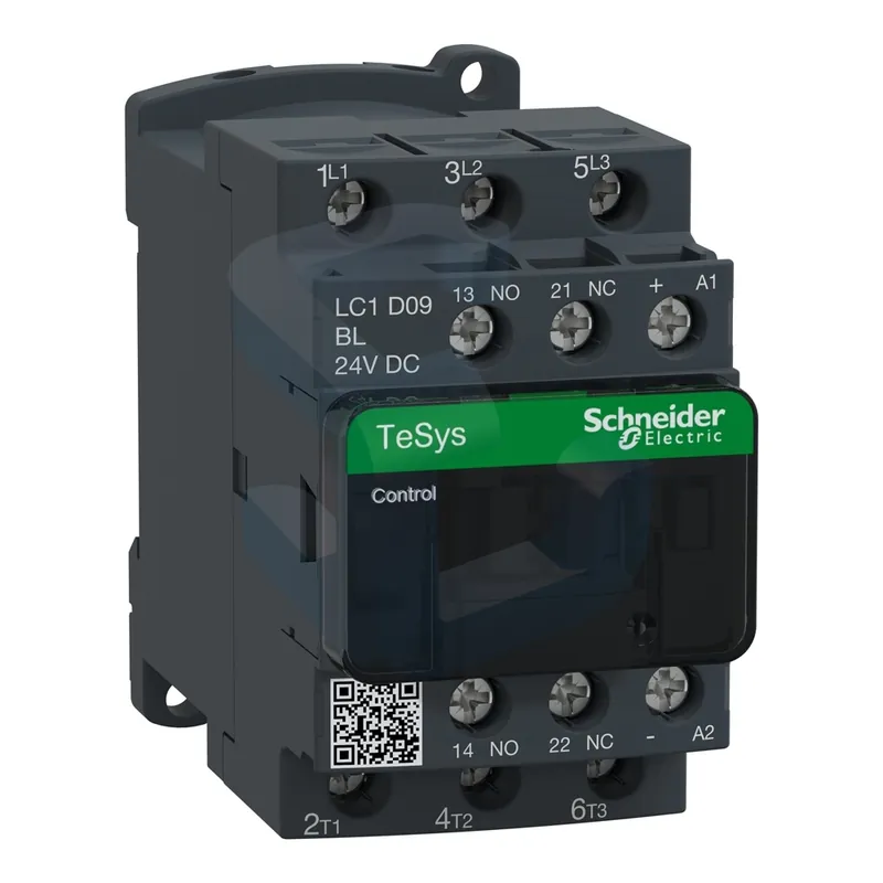 Contactor 9 A, 440 V, tensiune comanda 24 V DC, 1 NO + 1 NC, AC-3 Expediere rapidă