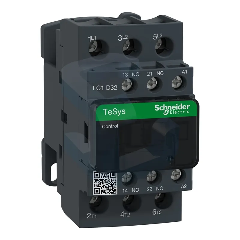 Contactor Schneider 32 A, 440 V, tensiune comanda 24 V AC, 1 NO + 1 NC, AC-3 Noutate
