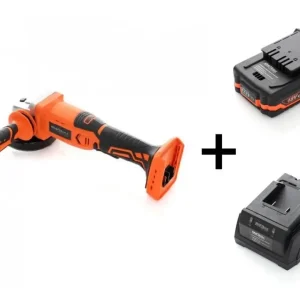 Polizor unghiular 18V KD1772 0-8500 / min + PROSERIES KD1778 2Ah Baterie + PROSERIES KD1780 Încărcător Discount