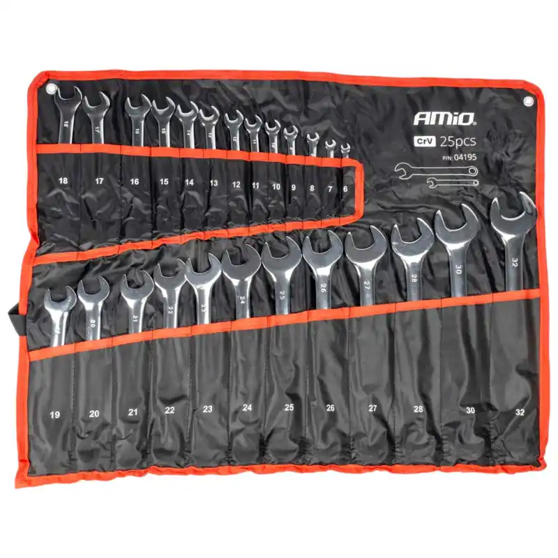 Livrare gratuită Set chei combinate 6–32 mm 25 buc. Amio