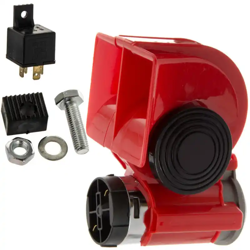 Transport gratuit Claxon 12v Roșu Cu Compresor Nautilus