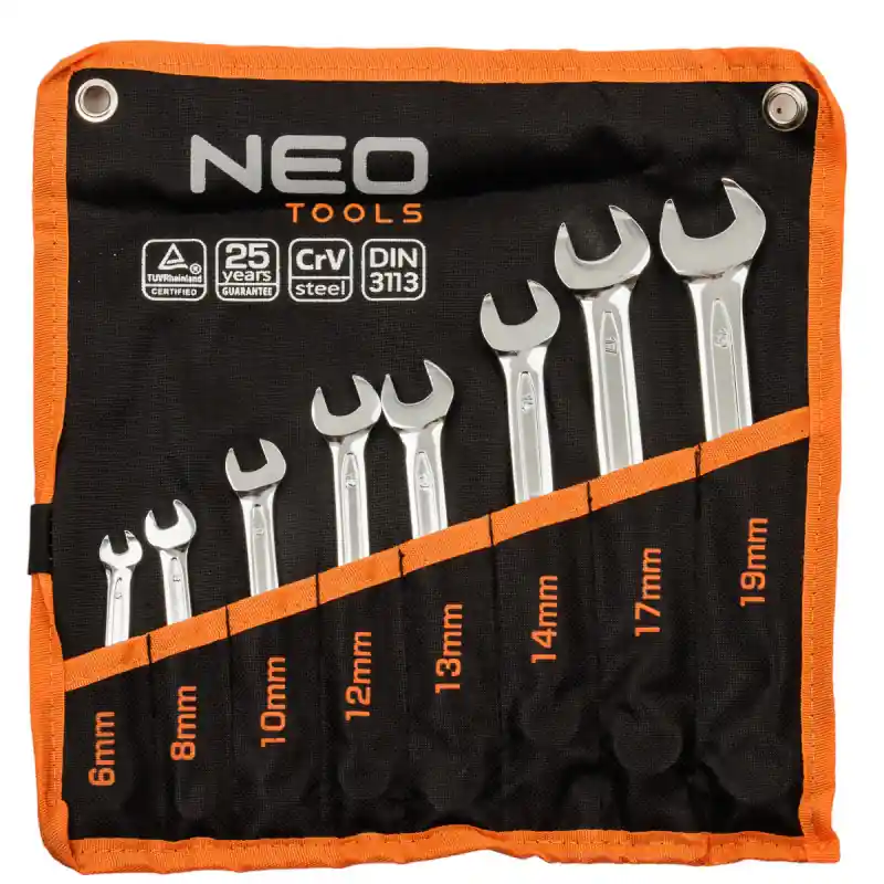 Ofertă exclusivă Set chei combinate 6–19 mm 8 buc. Neo Tools
