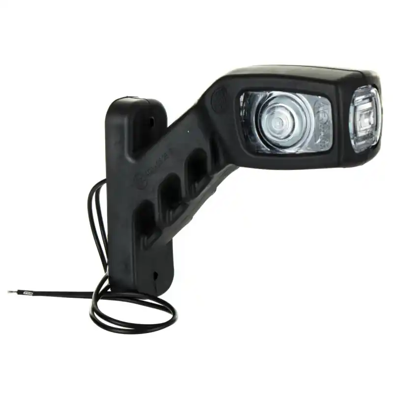 Lampă de gabarit față spate Led 12v 24v stânga W49 Plată sigură