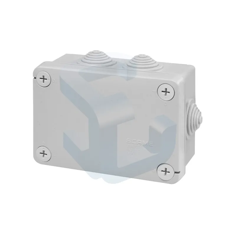 Reducere Doza derivatie Scame, IP55, 150x110x70 mm, cu 10 presetupe de 29 mm, montaj aplicat