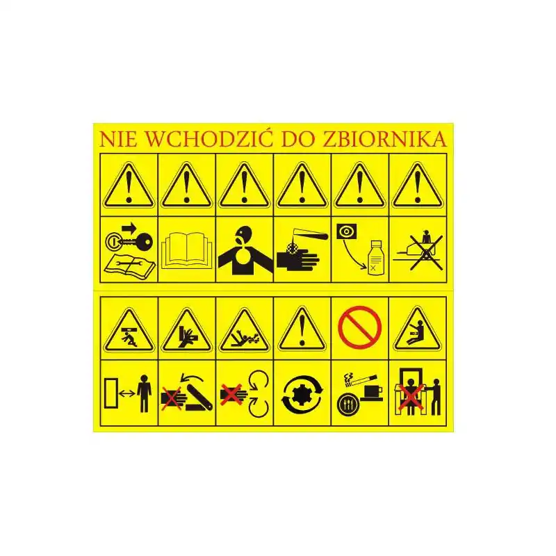 Super ofertă Autocolante grafice Pictograme de avertizare