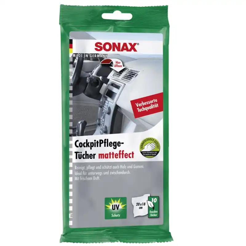 Cumpără online Servetele Auto Umede pentru Suprafetele din Plastic, Efect Mat, - Trada Marketplace