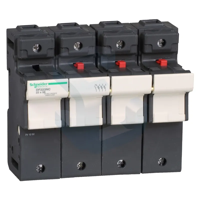 Transport gratuit Suport sigurante, 3P+N, 125 A, pentru sigurante 22x58 mm