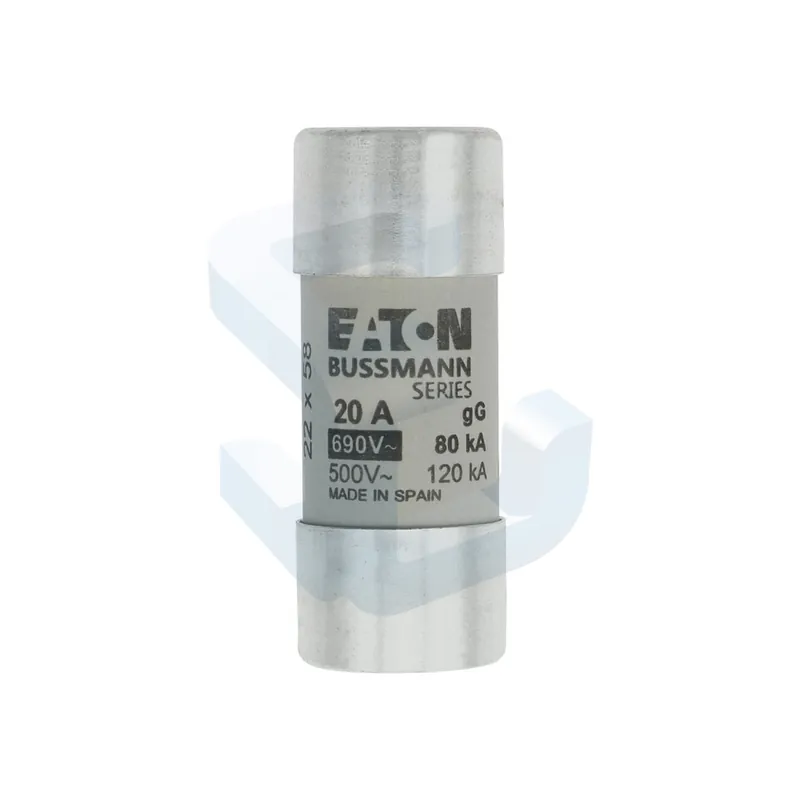 Expediere rapidă Siguranta cilindrica, 20 A, 22x58 mm, 690 V, 80 kA, gG/gL