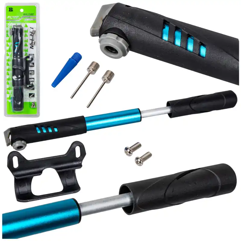 Plată sigură Mini pompă manuală bicicletă pentru cadru + suport cadru