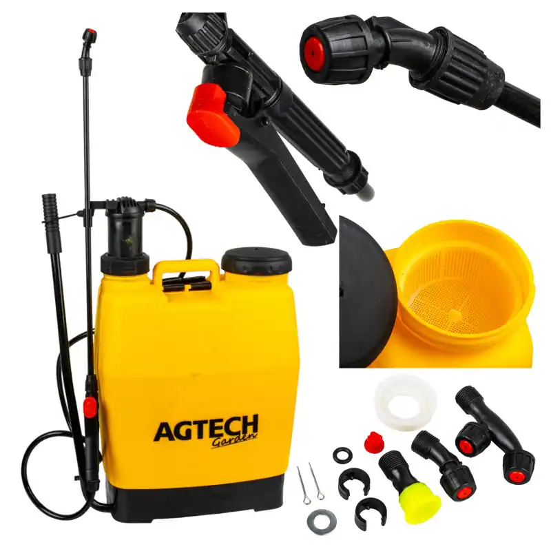 Pulverizator sub presiune tip rucsac 16 L cu lance telescopică Agtech Garden Retur gratuit
