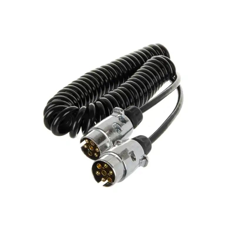 Cablu spiralat 4,5 m 7 fire mufe din aluminiu Cumpără online