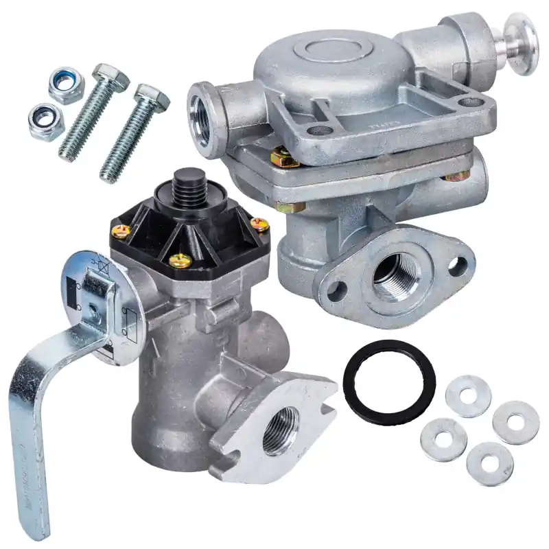 Mai ieftin Hzs 2 supape + Regulator forță de frânare remorcă D-47 D-50