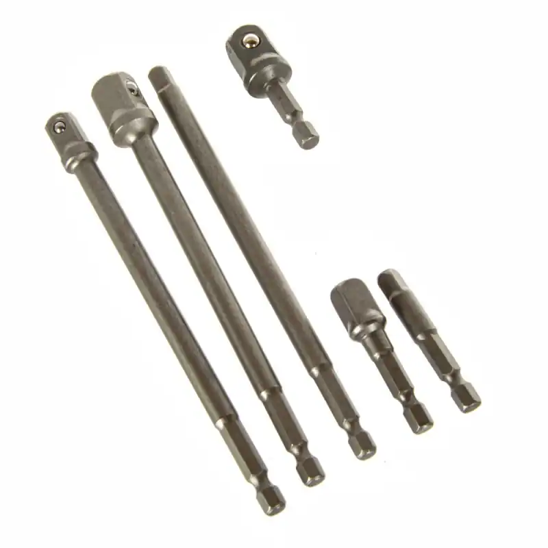 Set adaptoare reducție pentru șurubelniță electrică la tubulare 6 buc. Disponibil imediat