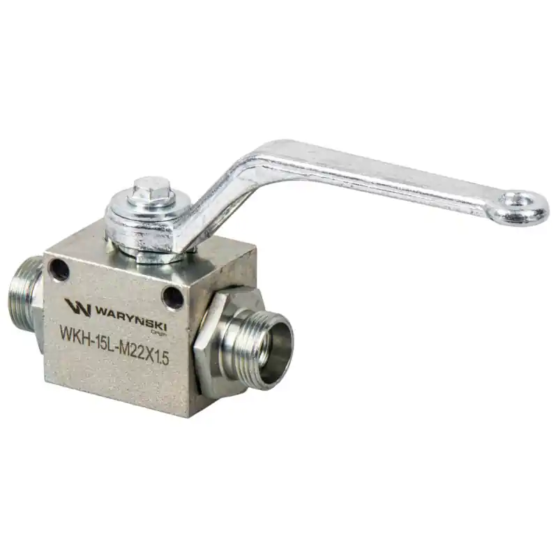 Supapă cu bilă hidraulică 2 căi 2/2 M22x1.5 15L cu găuri de montaj 500 bar Waryński Livrare rapidă