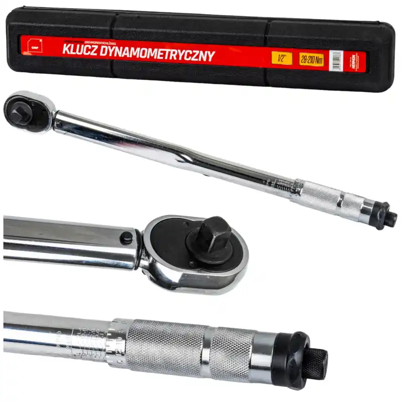 Ofertă exclusivă Cheie dinamometrică 1/2" 28–210 Nm