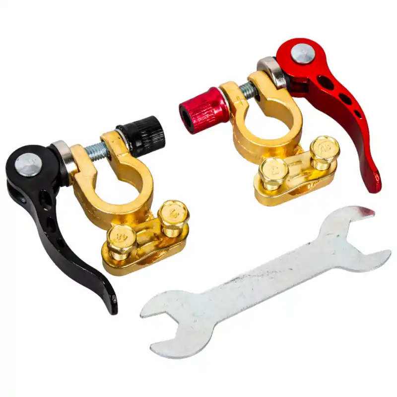 Chilipir Borne baterie auto-strângere, cuplare rapidă 300 A 12 V 24 V + cheie