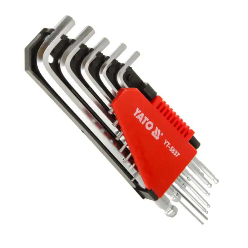 Preț promoțional Set chei imbus în inci cu cap bilă, lungi 12 buc. Yato