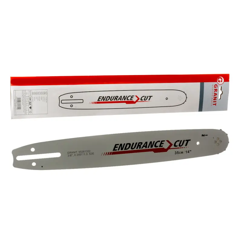 Preferatul clienților Șină de ghidaj pentru drujbă 35 cm 3/8" 1,3 mm 50 zale Granit Endurance Cut