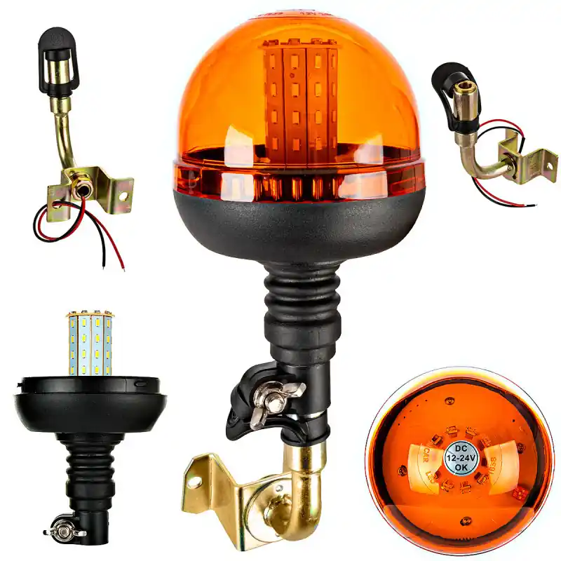 Lampa de avertizare girofar rotativ pentru girofar cu far Transport gratuit