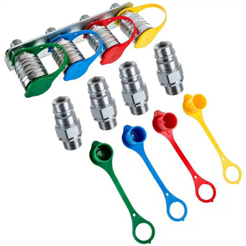 Ofertă exclusivă set 4 cuple hidraulice rapide mos-baba cu con Euro M22x1,5