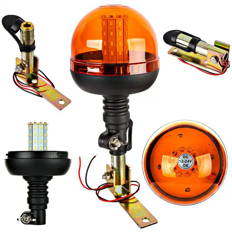 Calitate înaltă Lampă de avertizare girofar LED Mâner pliabil