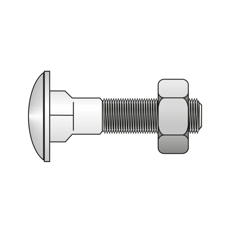 Surub Torbant cu Piulita din 603 Otel Zincat-M6x 40 Oferta Pret - Trada Marketplace Preț mic