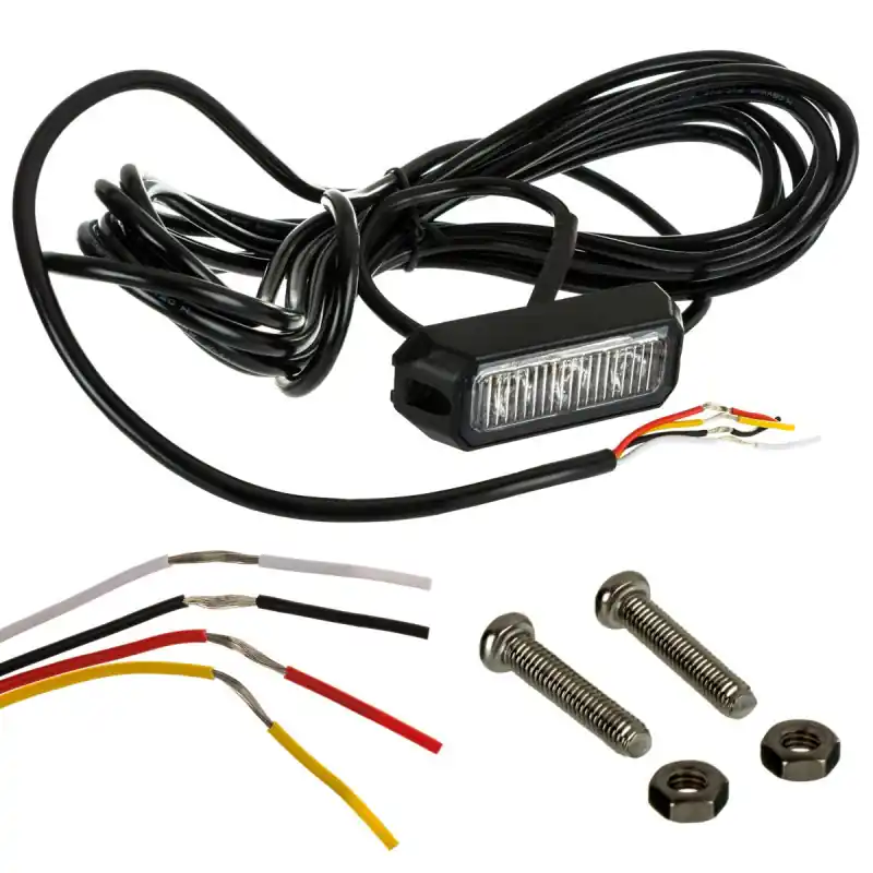 Bestseller Lampa de avertizare 3 Led R10 5m Cordon Portocaliu