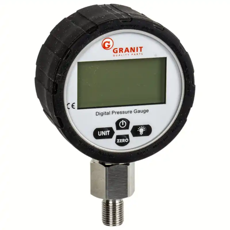 Reducere de preț Manometru digital 0-700bar 80mm 1/4" Bsp Ip 65 Granit