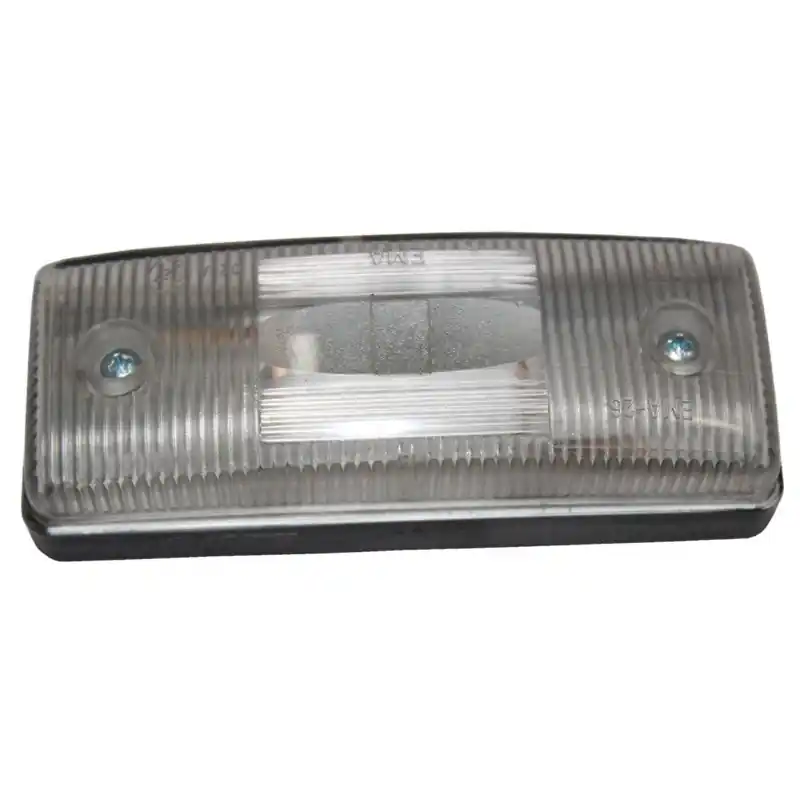 Vezi acum Lampă gabarit față cu bec 12V 24V, montaj cu șurub, albă Horpol