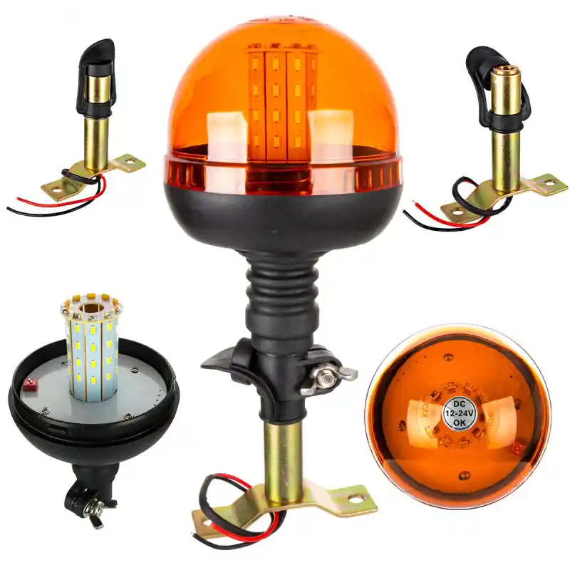 Livrare rapidă Lampă LED de avertizare girofar cu șnur cu mâner în T