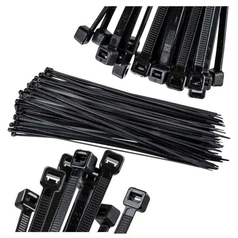 Coliere de cablu 4,8 mm × 350 mm, negre, 100 buc. Ieftin