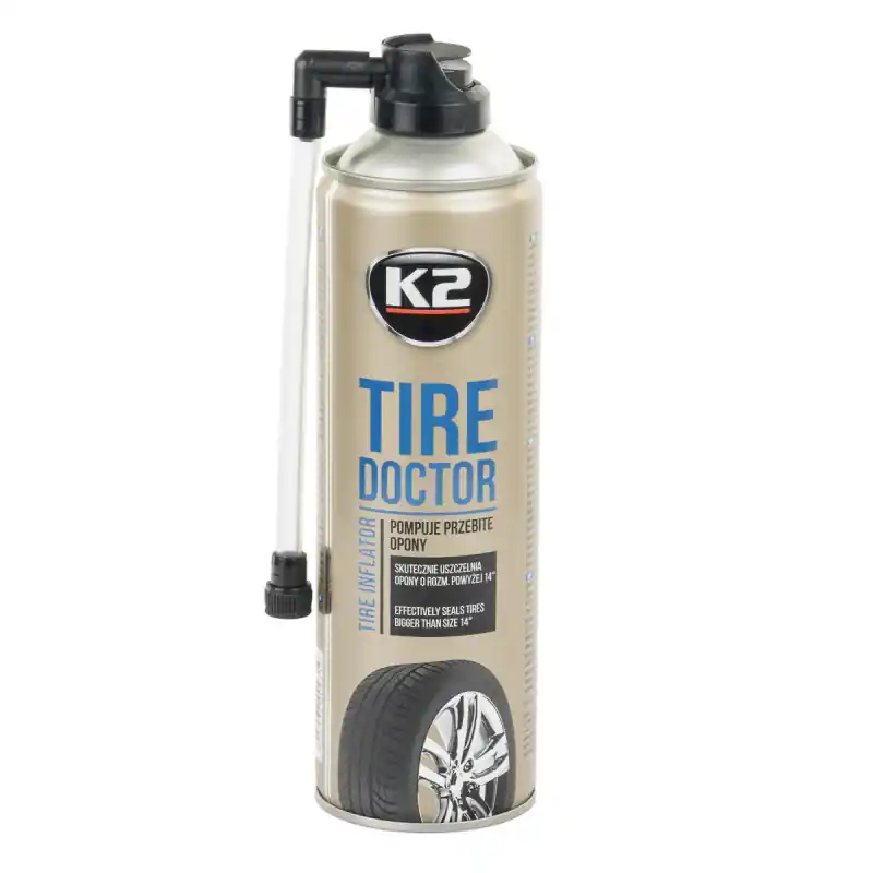 Cel mai vândut Etanșant pentru roți de rezervă Tire Doktor 500ml K2