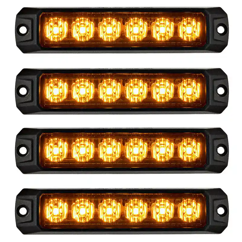Disponibil imediat Lampă de avertizare cu 6 LED-uri 4x Tractoare stroboscopice