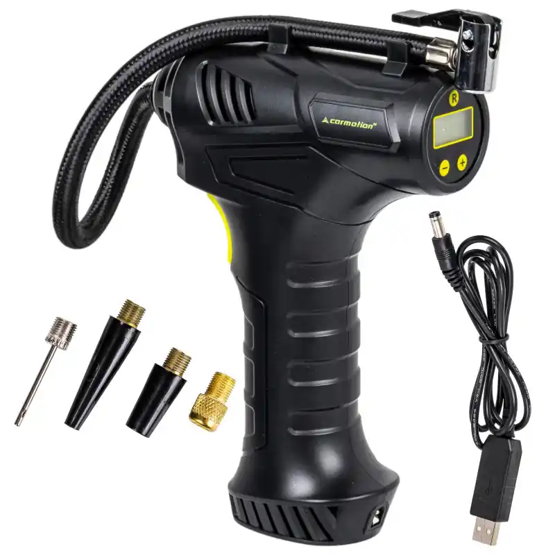 Bestseller Compresor aer fără fir 150 PSI 4 adaptoare Carmotion