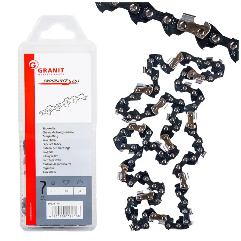 Lanț drujbă 3/8" LoPro 1,1mm semi-daltă 44 dinți Granit Endurance Cut Cel mai vândut