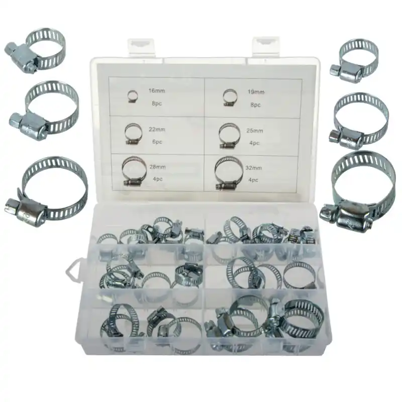 Reducere de preț Set coliere metalice tip melc / coliere tip U 34 buc.