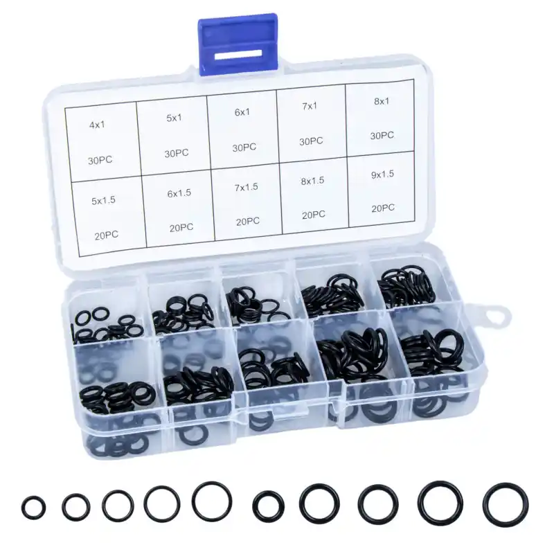 Premium Set Oringuri 250 buc. 4–9 mm, cutie organizator