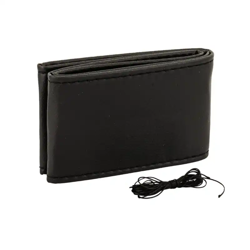 Husă volan cusută neagră 38–39 cm Ofertă de sezon