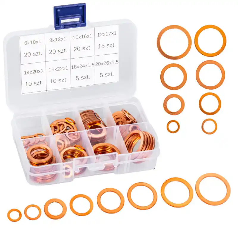 Set garnituri din cupru 105 buc. Livrare rapidă