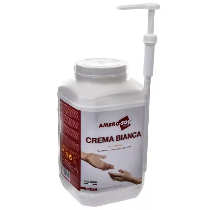 Pastă pentru spălat mâini 4 L cu pompă Ambro-Sol pentru murdărie foarte puternică și grasă Promoție