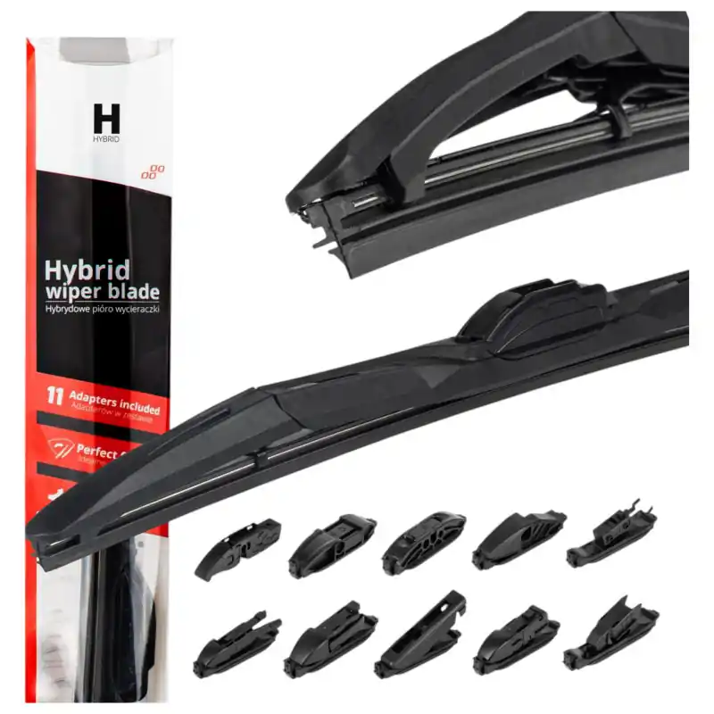 Lichidare de stoc Lamă ștergător AMiO Hybrid multiconnect 28" 700 mm 70 cm 11 adaptoare AMIO