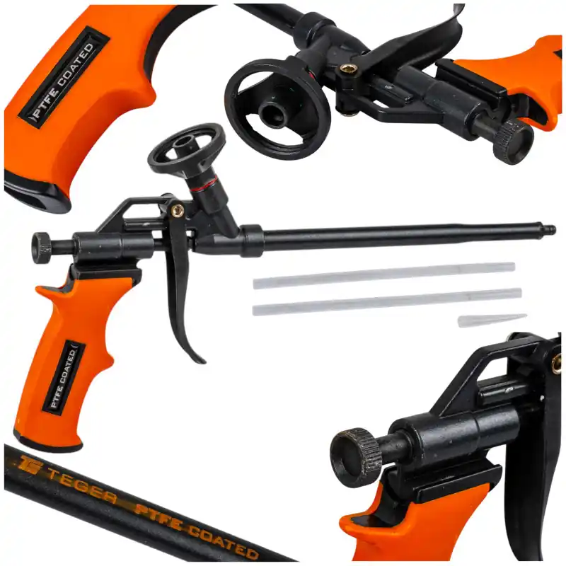 Pistol teflonat pentru spumă poliuretanică 8" 200 mm Teger Preț mic