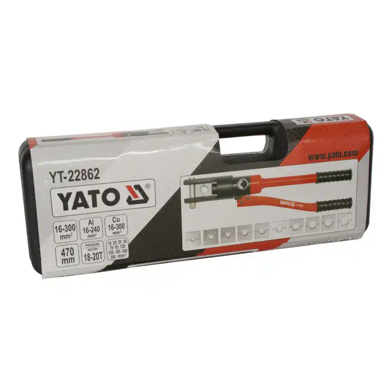 Clește de sertizare pentru terminale de cablu 6-300mm2 YATO 22862 Livrare gratuită