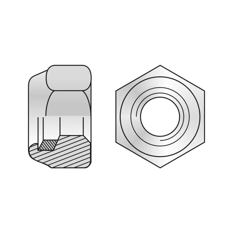 Piulita Hexagonala AutoBlocare Otel gr.6 Zincat-M12 Oferta Pret - Trada Marketplace Reducere specială