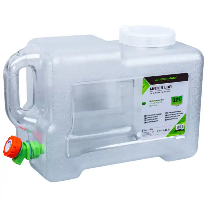 Super ofertă Recipient apă 12 L cu robinet transparent Carmotion 86940